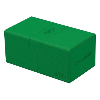 Ultimate Guard Twin Flip`n`Tray 200+ XenoSkin Monocolor Grün